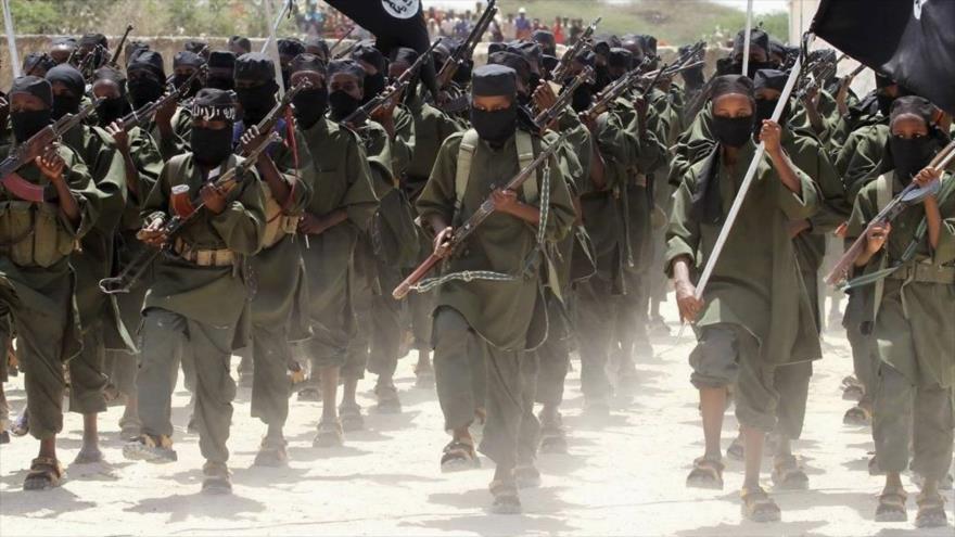 Integrantes del grupo terrorista EIIL (Daesh, en árabe).