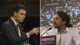 Sánchez “dolido” con Iglesias por “rasgarse las vestiduras” por Rajoy