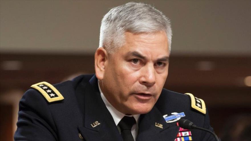 El general John Campbell, comandante estadounidense de las fuerzas de la Organización del Tratado del Atlántico Norte (OTAN) en Afganistán.