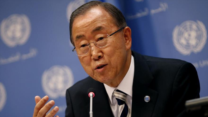 El secretario general de la Organización de las Naciones Unidas (ONU), Ban Ki-moon.