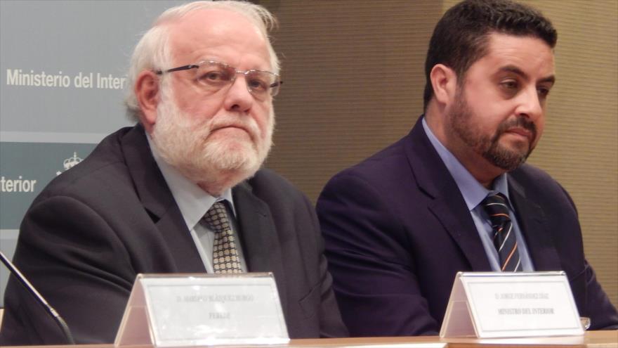 Presidente de la Comisión Islámica de España (CIE), Riay Tatary Bakry (izda.).