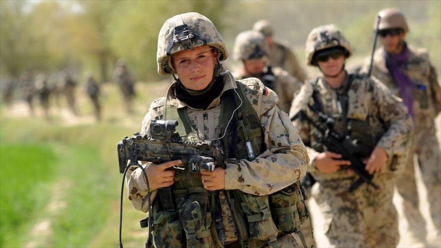 Tropas alemanas desplegadas en Afganistán.