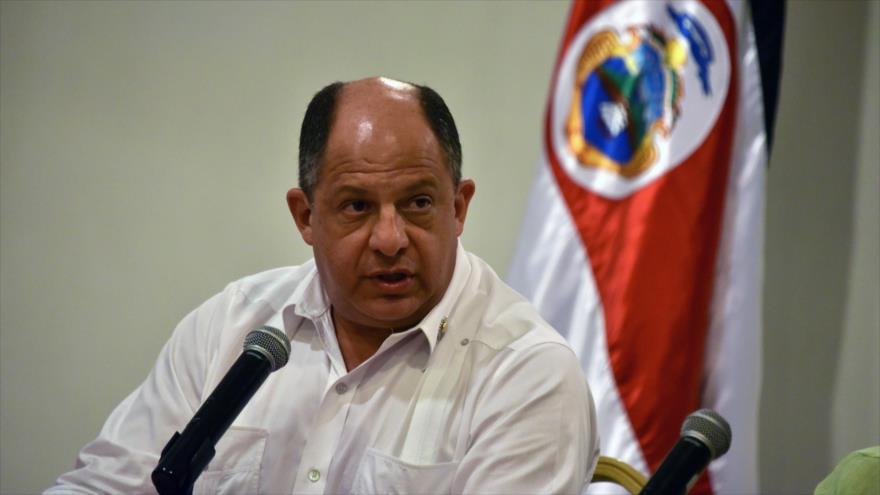 El presidente de Costa Rica, Luis Guillermo Solís.