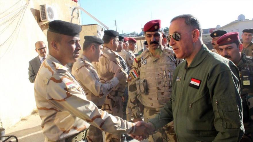 El ministro iraquí de Defensa, Jaled al-Obeidi.