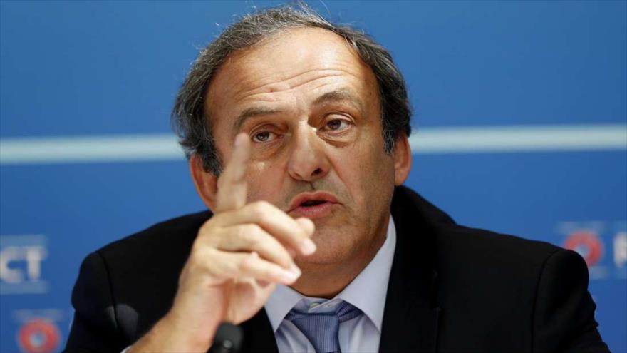 El presidente suspendido de la UEFA, Michel Platini.