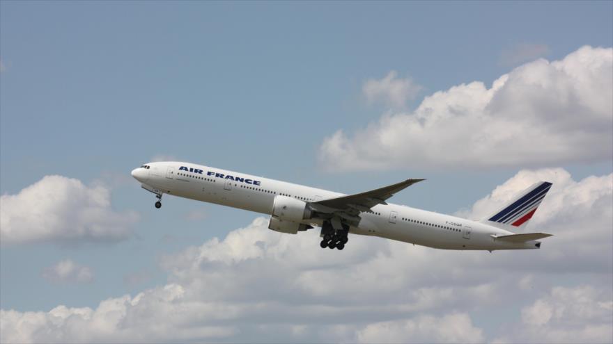 Un Boeing-777 perteneciente a la aerolínea francesa Air France.