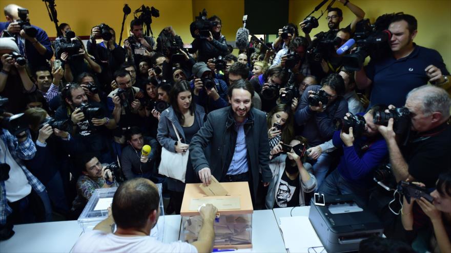 Iglesias tras votar: España vive una nueva transición