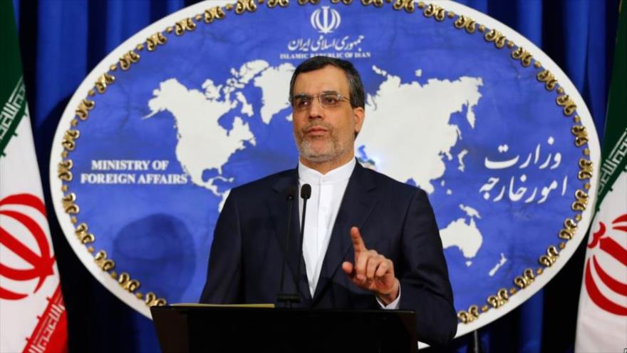 El portavoz de la Cancillería de Irán, Husein Yaber Ansari.