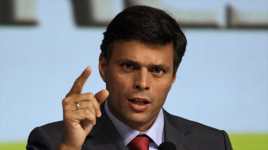 El dirigente opositor venezolano Leopoldo López.