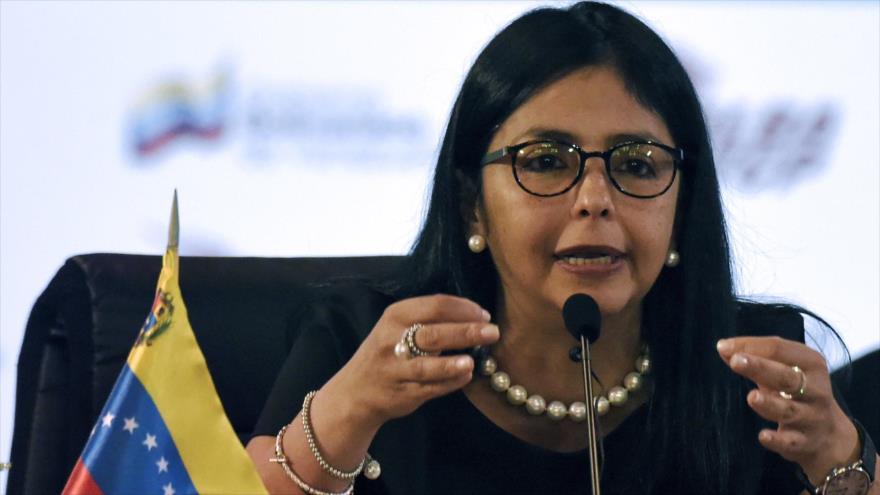 Canciller de Venezuela, Delcy Rodríguez.