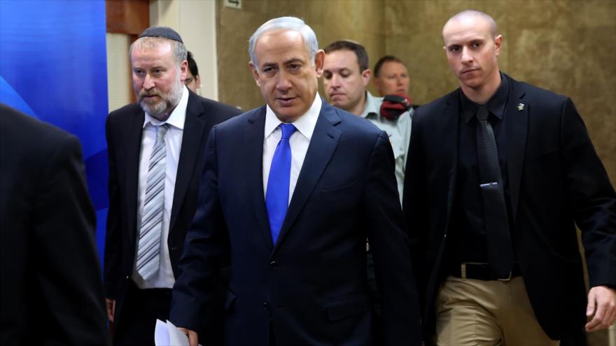 El primer ministro del régimen israelí, Benyamin Netanyahu. 