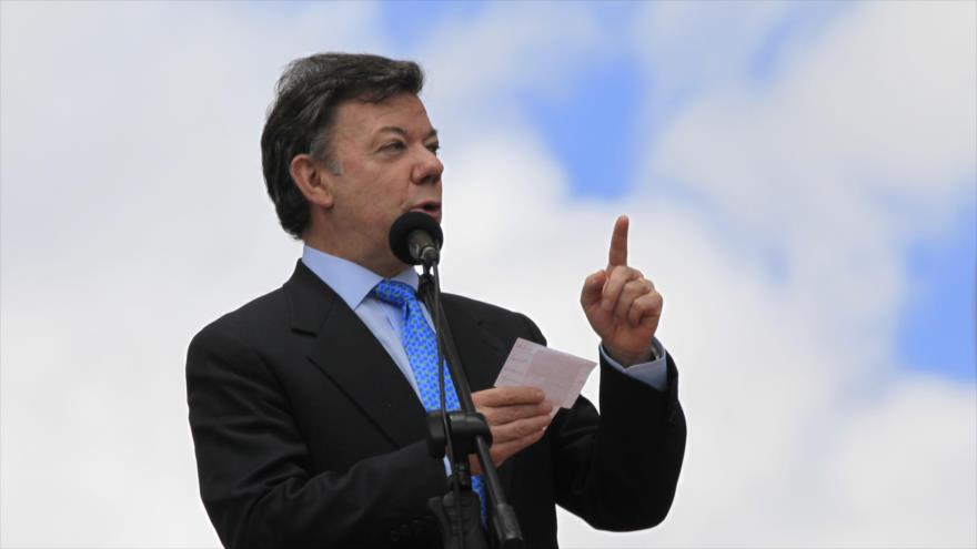 Presidente de Colombia, Juan Manuel Santos.