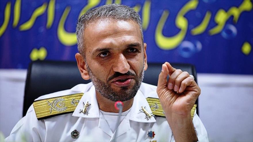 El General de la Zona I de la Fuerza Naval iraní, el contralmirante Husein Azad.