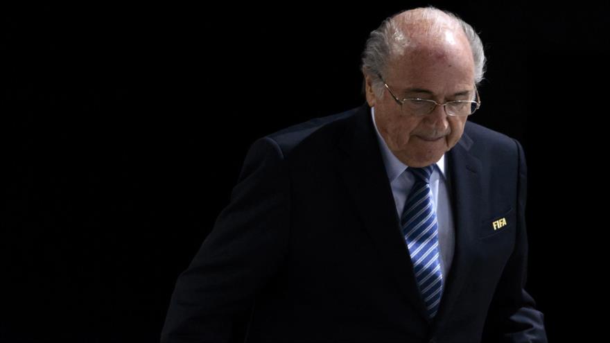 El presidente dimisionario de la FIFA, Joseph Blatter.