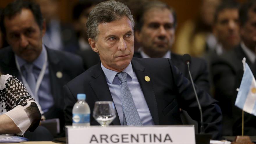 El presidente de Argentina, Mauricio Macri.