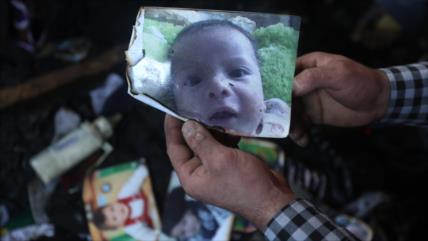 Figuras israelíes consideran "terrorismo" baile con foto de bebé palestino quemado
