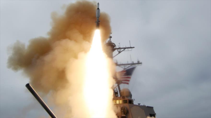 Una prueba del sistema de defensa antimisiles Aegis.