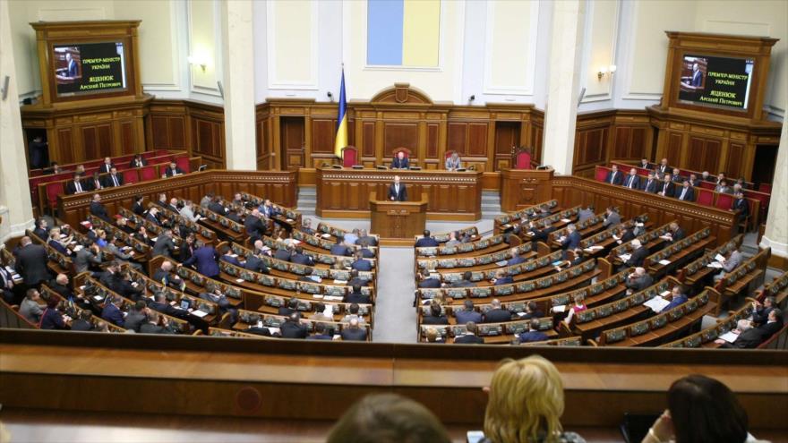 La Rada Suprema o Parlamento de Ucrania.