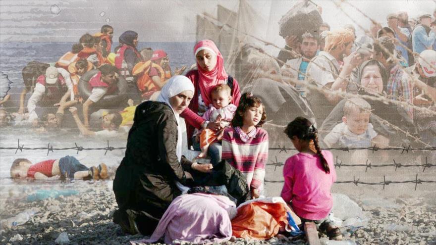 2015, flujo sin precedentes de refugiados debido a conflictos