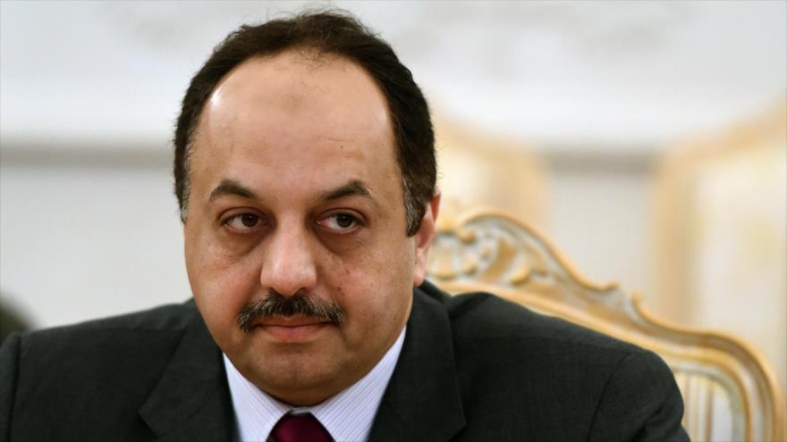El ministro catarí de Asuntos Exteriores, Jaled bin Mohamad al-Attiyah.