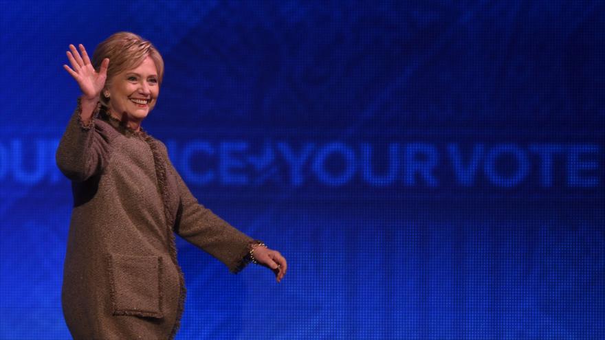 La precandidata demócrata a la Presidencia de Estados Unidos, Hillary Clinton.