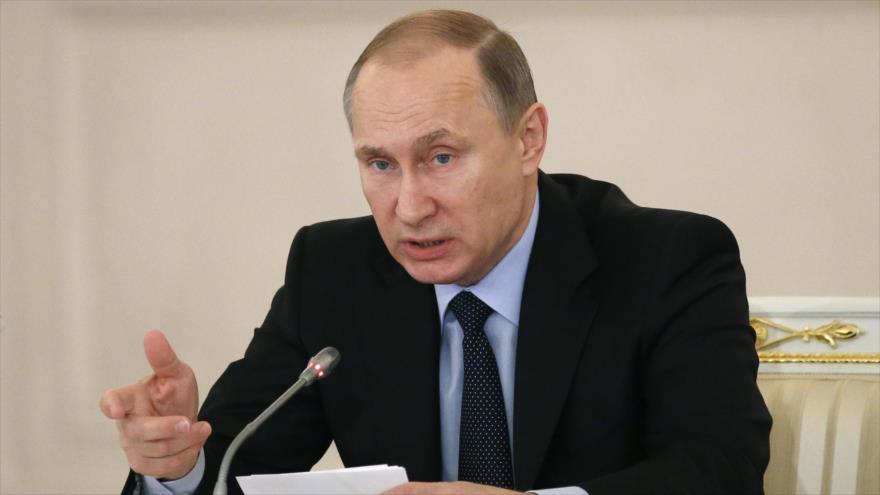 El presidente de Rusia, Vladimir Putin.