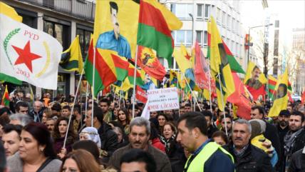 15.000 kurdos en Alemania repudian represión en Turquía contra minoría kurda