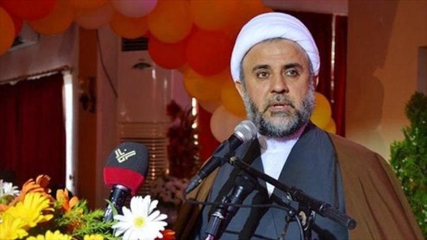 El jefe adjunto del Consejo Ejecutivo de Hezbolá, el sheij Nabil Qauq.