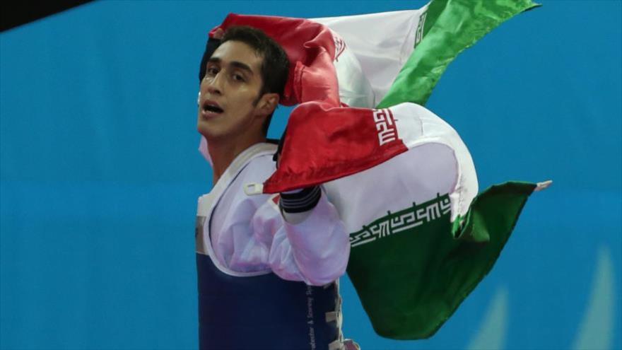El taekwondista iraní, Mehdi Jodabajshi.