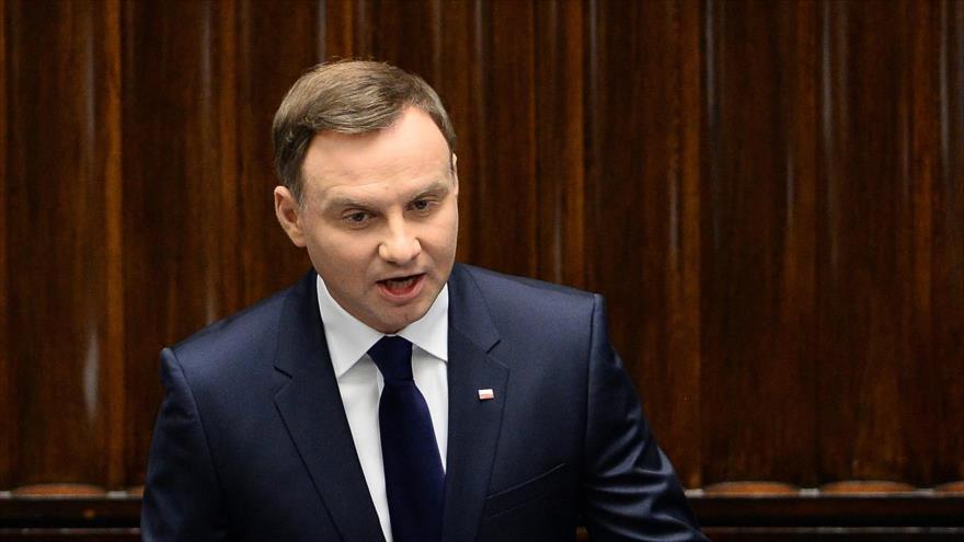 El presidente de Polonia, Andrzej Duda.