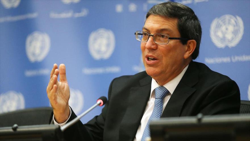 Canciller cubano, Bruno Rodríguez.