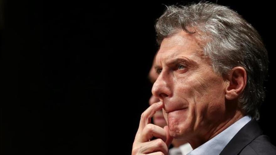 El presidente de Argentina, Mauricio Macri.