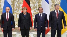 El Cuarteto de Normandía prolonga la vigencia de los acuerdos de Minsk