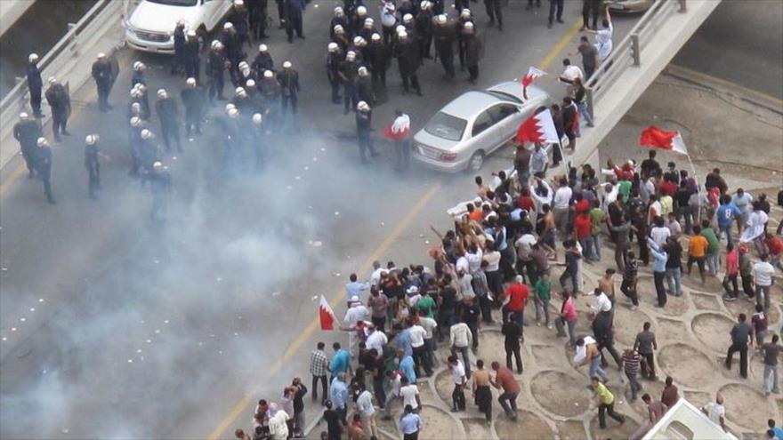 Policia bareiní reprime marcha antigubernamental.