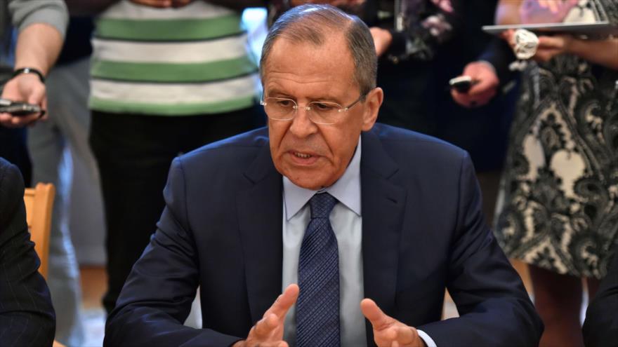 El ministro de Asuntos Exteriores de Rusia, Serguei Lavrov.