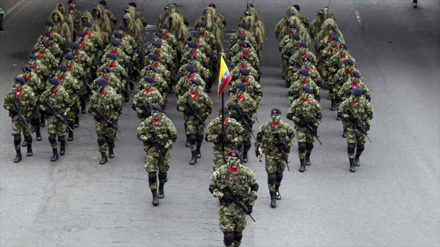 Soldados del Ejército de Colombia.