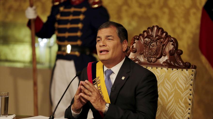 Presidente de Ecuador, Rafael Correa.