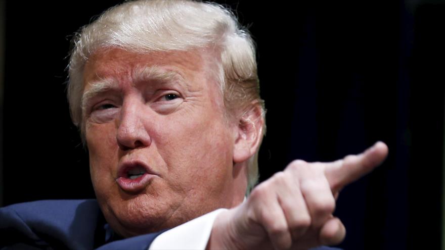 El precandidato republicano a la Presidencia de EE.UU. Donald Trump.