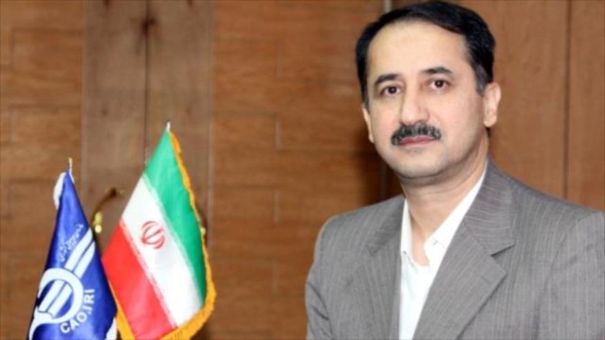 El subdirector de la Organización de Aviación Civil de Irán (CAO, por sus siglas en inglés), Mohamad Jodakarami.
