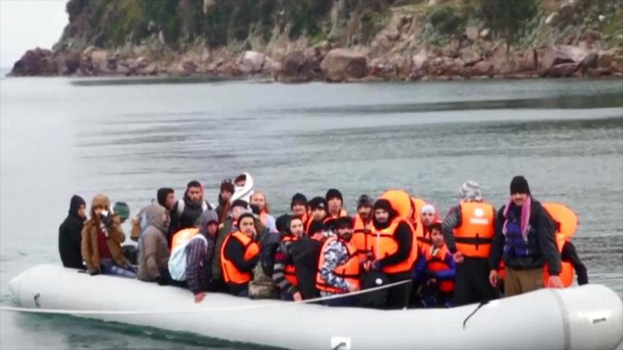 Grecia sigue recibiendo a refugiados pese a bajas temperaturas