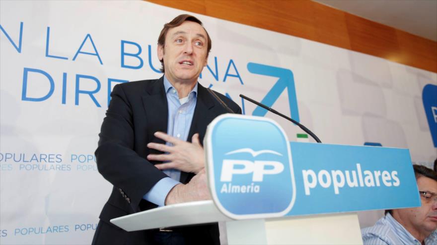 Rafael Hernando, portavoz adjunto del Partido Popular (PP) en el Congreso de los Diputados de España.