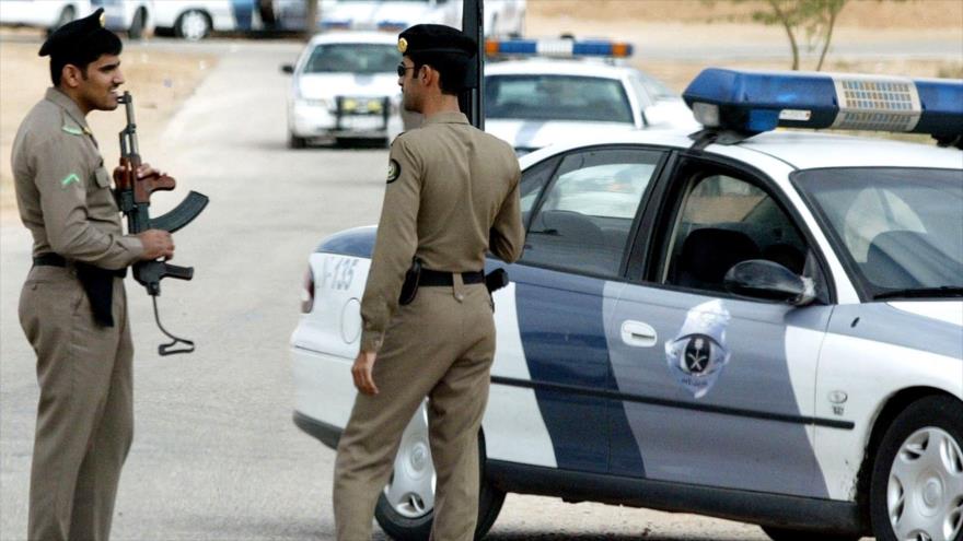 Agentes de la Policía de Arabia Saudí.