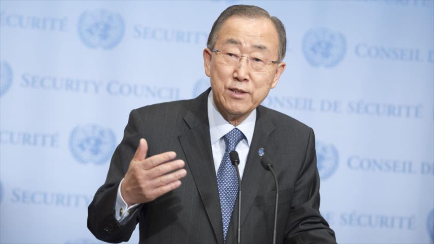 El secretario general de las Naciones Unidas, Ban Ki-moon.