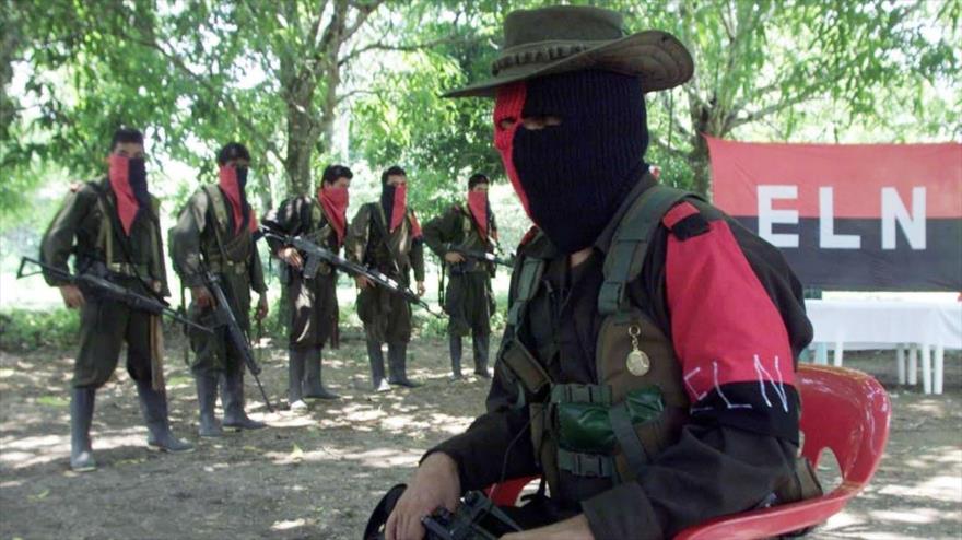 Integrantes del grupo guerrillero colombiano Ejército de Liberación Nacional (ELN).