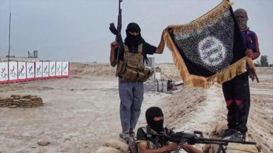 Terroristas de Daesh en Irak.