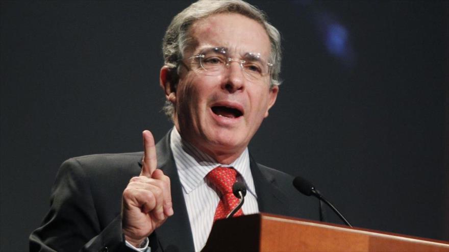 El expresidente colombiano Álvaro Uribe.