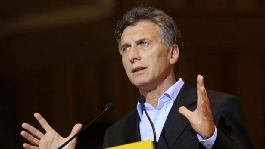 El presidente de Argentina, Mauricio Macri.