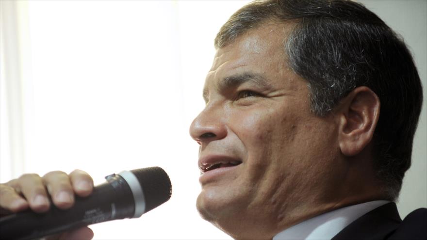 Presidente de Ecuador, Rafael Correa.