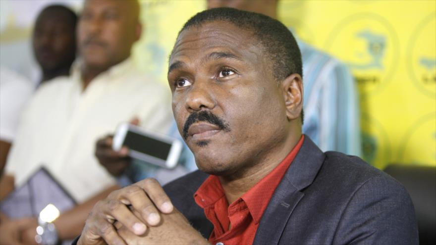 El candidato opositor a la Presidencia de Haití, Jude Celestin.