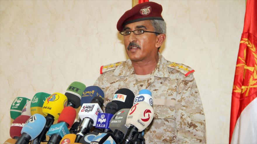 El portavoz del Ejército yemení, el general de brigada Sharaf Luqman.